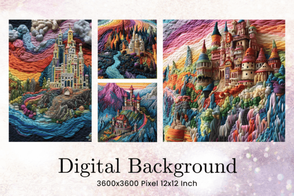 Castle Mountain Embroidery Background Review for Small Business Merch