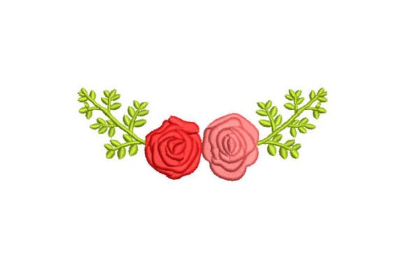 Colorful Roses with Green Leaves Embroidery Review