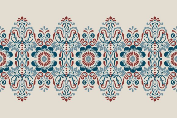 Damask Ikat Floral Embroidery Review