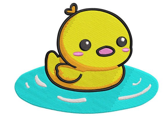 Digitized Cute Duck Embroidery Delight Review