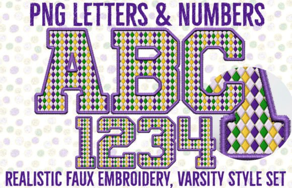Mardi Gras Faux Embroidery Sport Letters Review