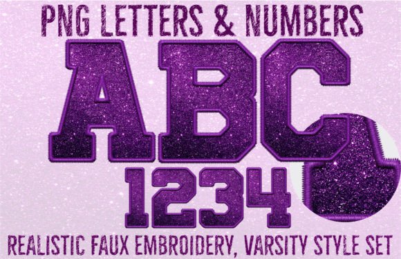Purple Faux Glitter and Embroidery Alpha Review