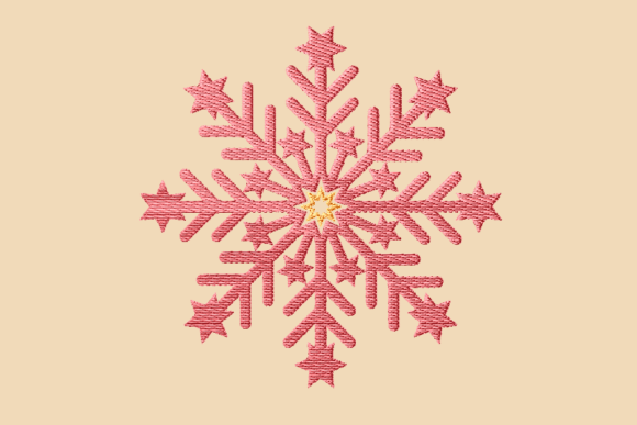 Red Snowflake Embroidery Review
