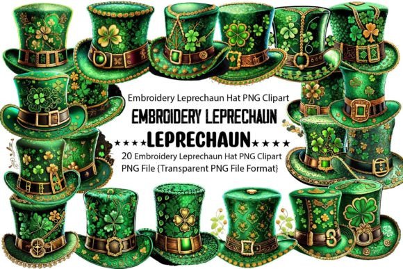 Review: Embroidery Leprechaun Hat PNG Bundle