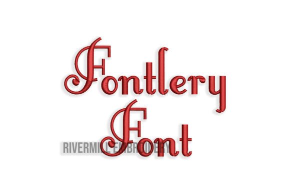 Reviewing 1 1 2 Fontleroy Embroidery Font