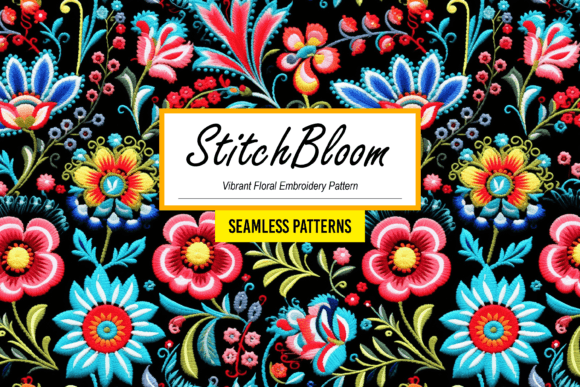 StitchBloom - Floral Embroidery Pattern Review